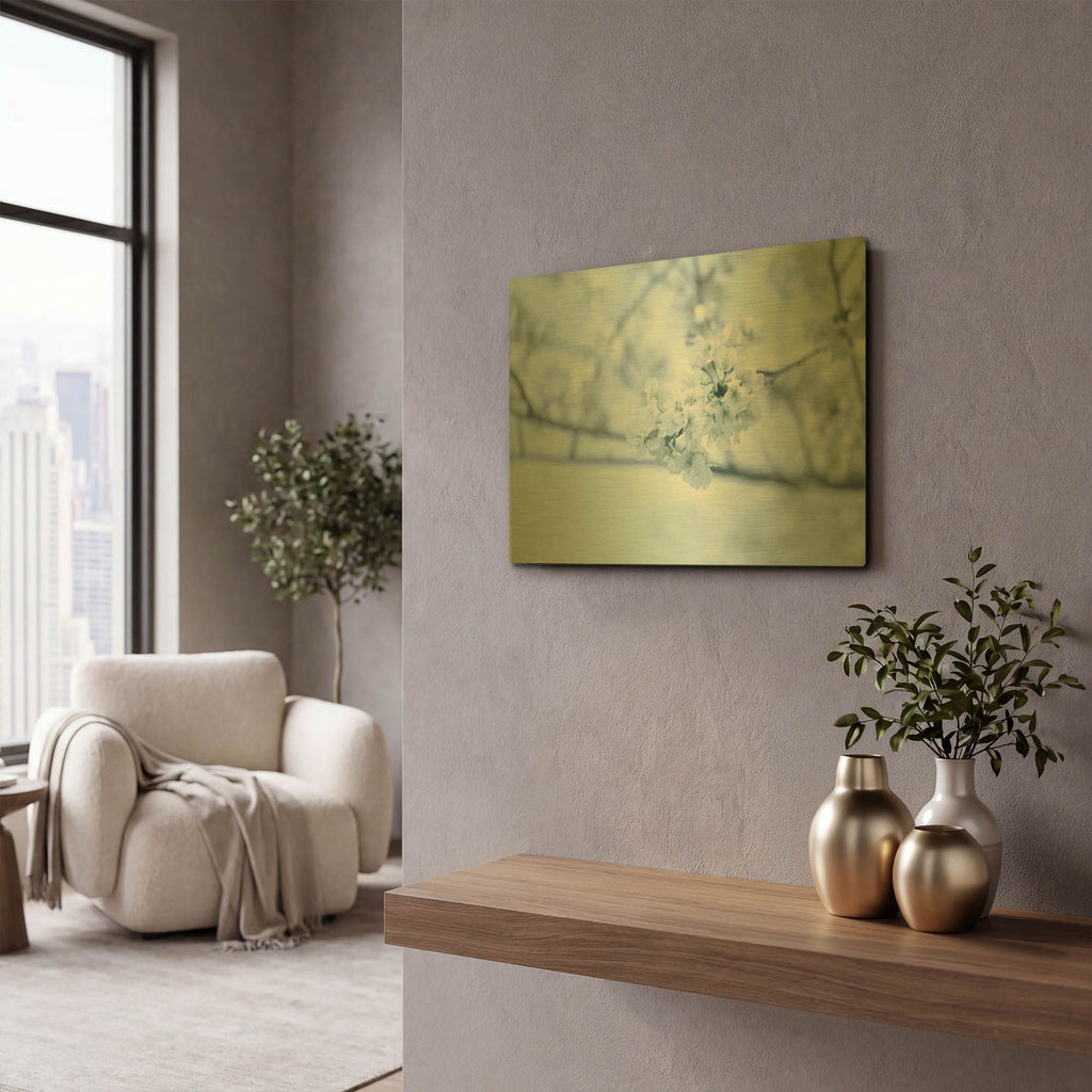 'Cherry Blossom Heaven 10' By Life BeautifuLEE Gold Metal Wall Art