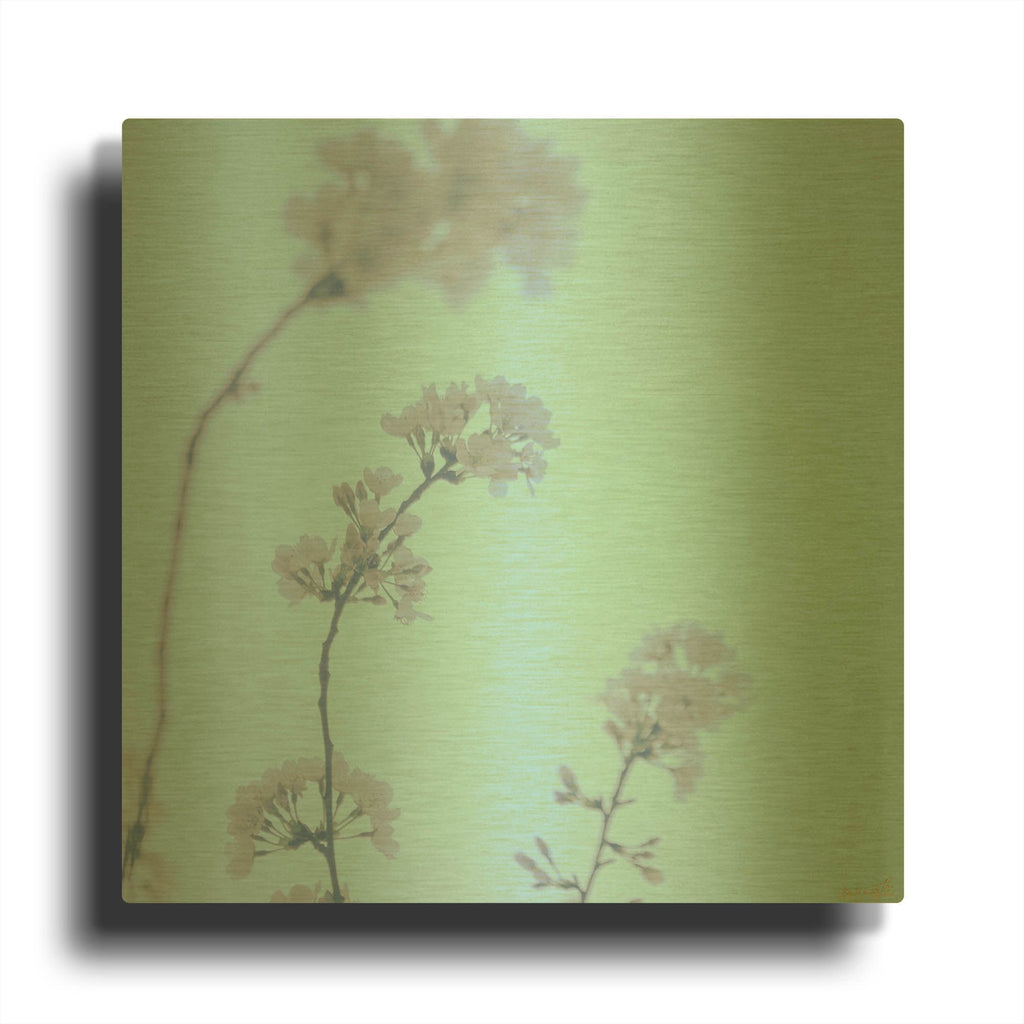 'Cherry Blossom Heaven 13' By Life BeautifuLEE Gold Metal Wall Art