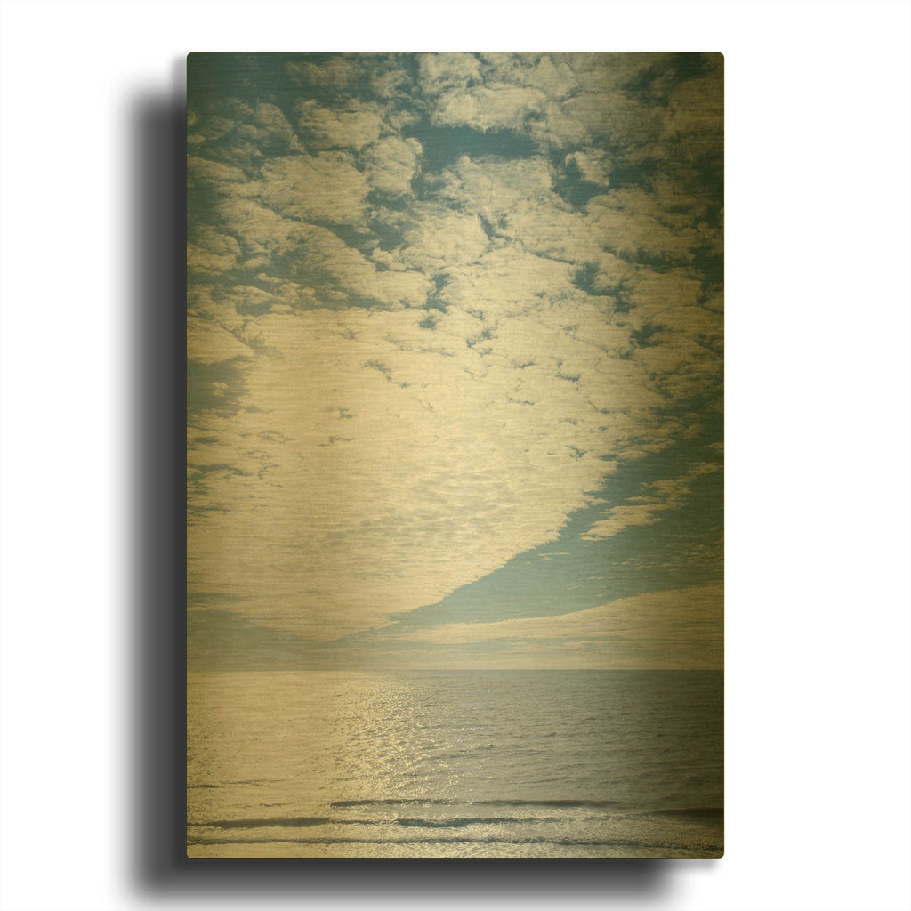 'Cloud Ocean Reaches' By Life BeautifuLEE Gold Metal Wall Art