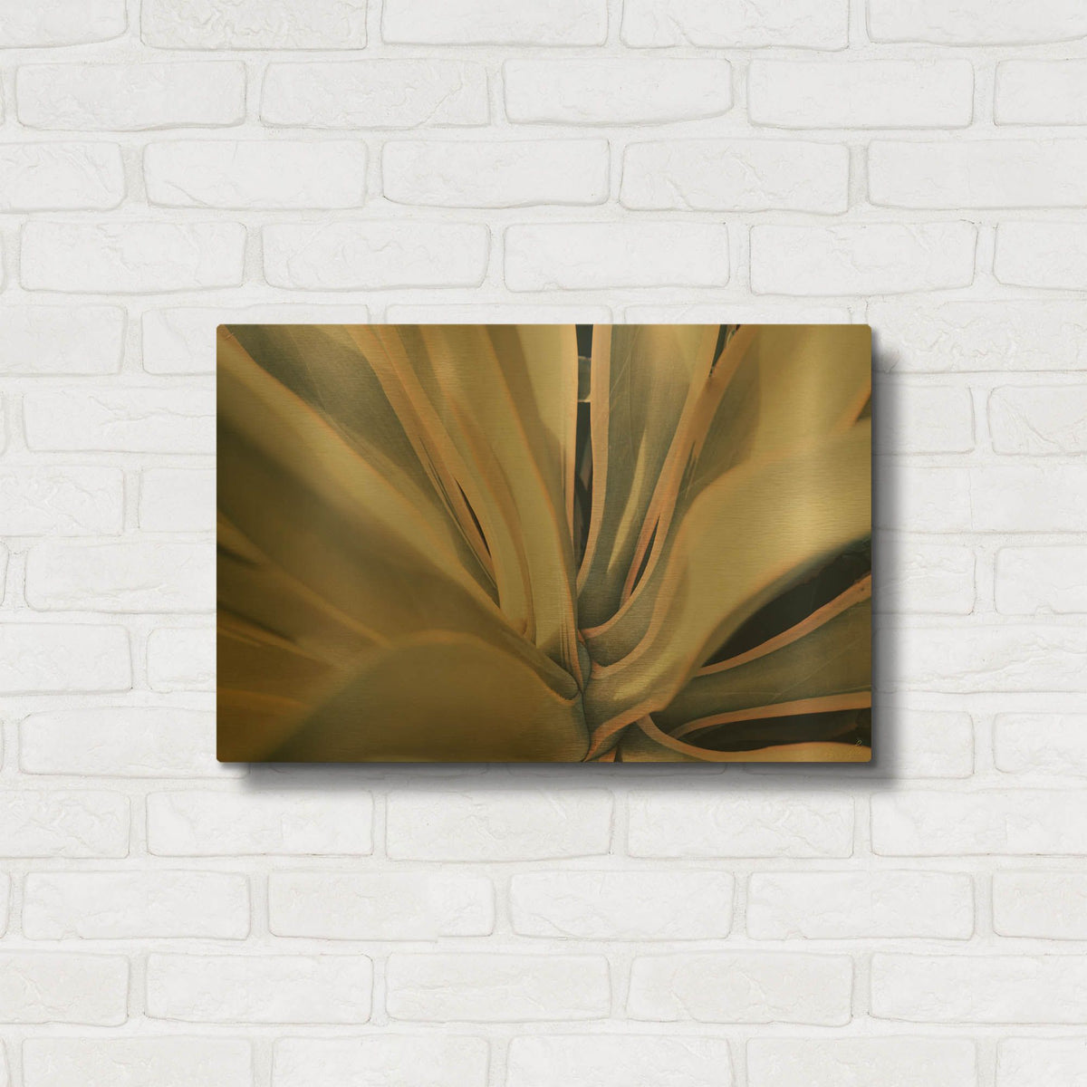 'Desert Warm Life 1' By Life BeautifuLEE Gold Metal Wall Art