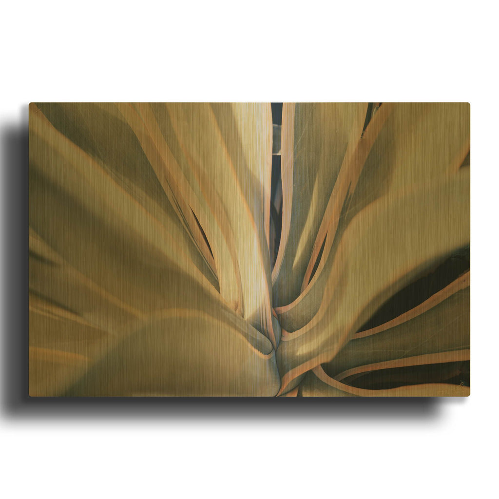'Desert Warm Life 1' By Life BeautifuLEE Gold Metal Wall Art