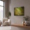 'Droplet of the Leaf 1' By Life BeautifuLEE Gold Metal Wall Art