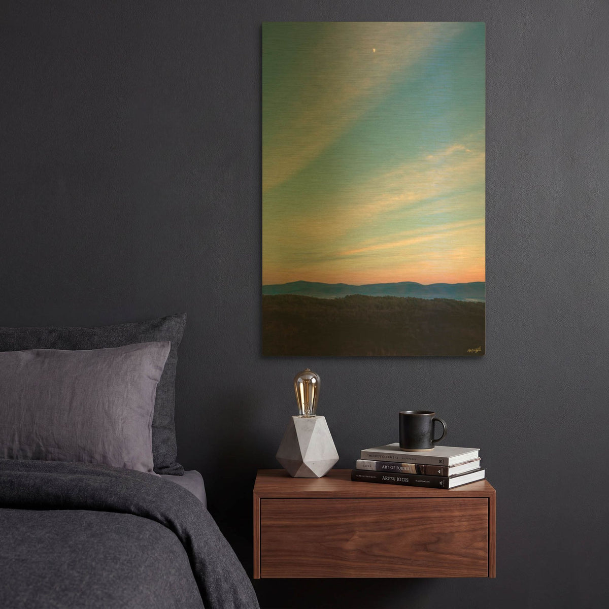 'Evening Beauty' By Life BeautifuLEE Gold Metal Wall Art