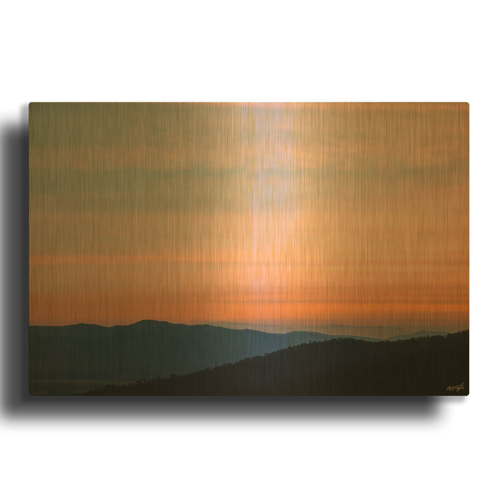 'Far And Beauty Sky' By Life BeautifuLEE Gold Metal Wall Art