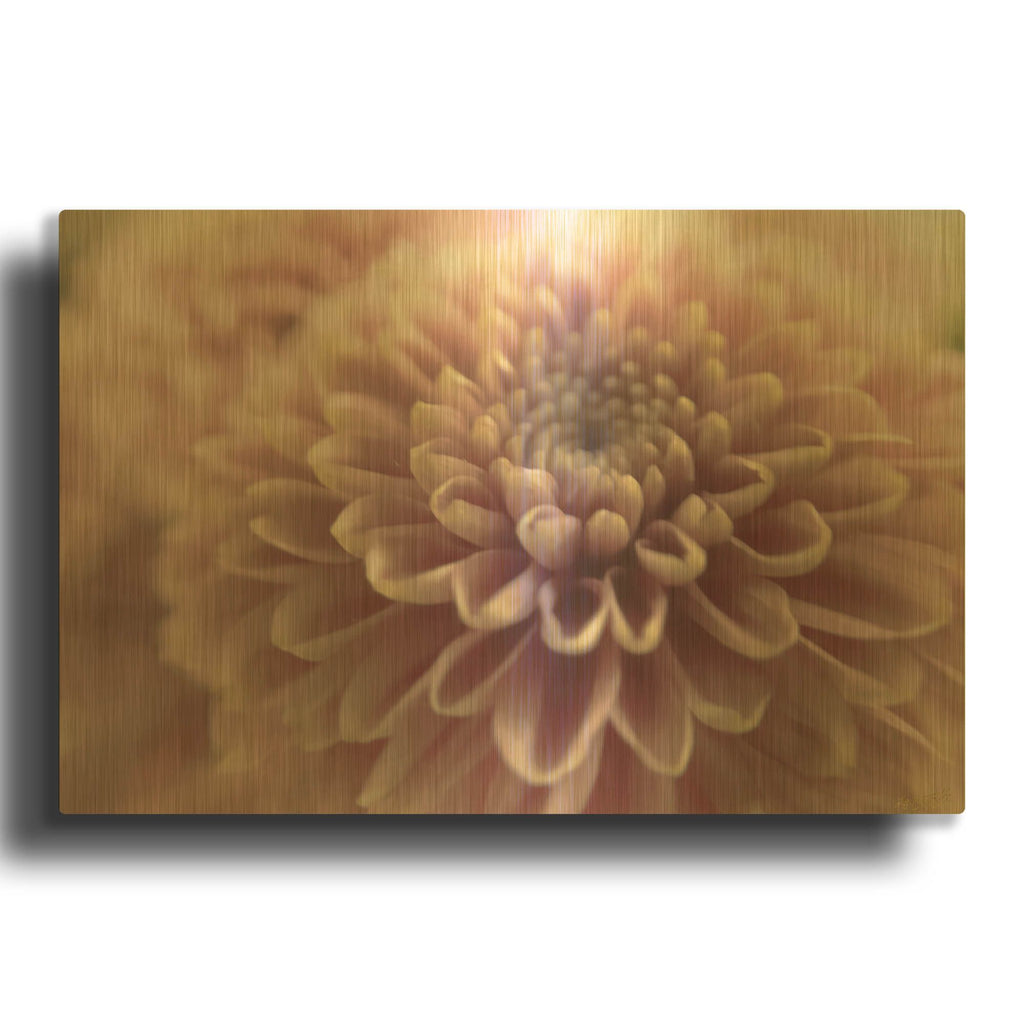 'Gentle and Round' By Life BeautifuLEE Gold Metal Wall Art