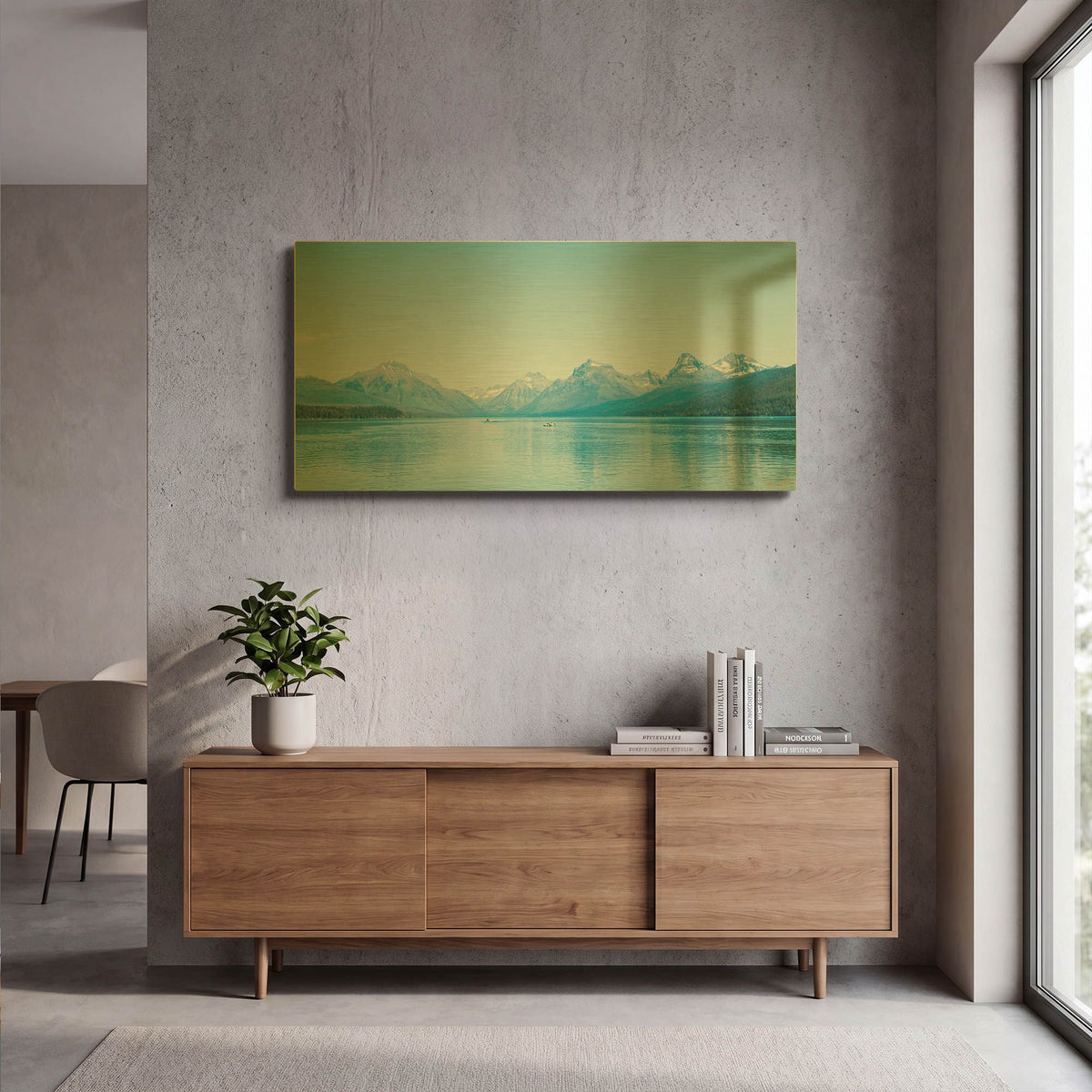 'Glacier Adventure' By Life BeautifuLEE Gold Metal Wall Art