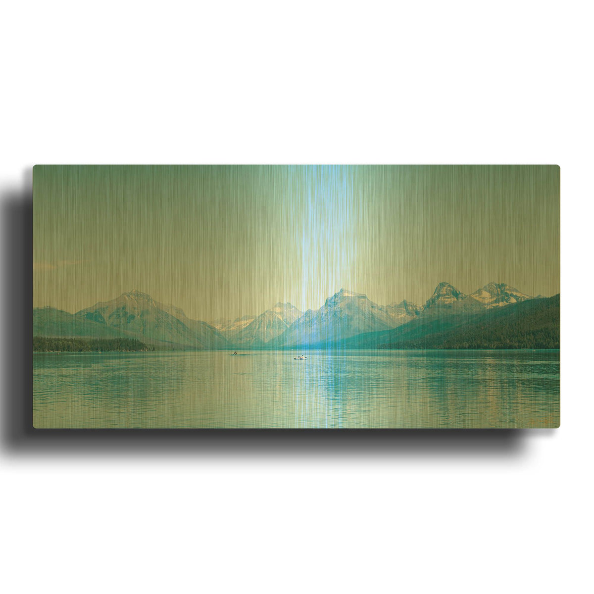'Glacier Adventure' By Life BeautifuLEE Gold Metal Wall Art
