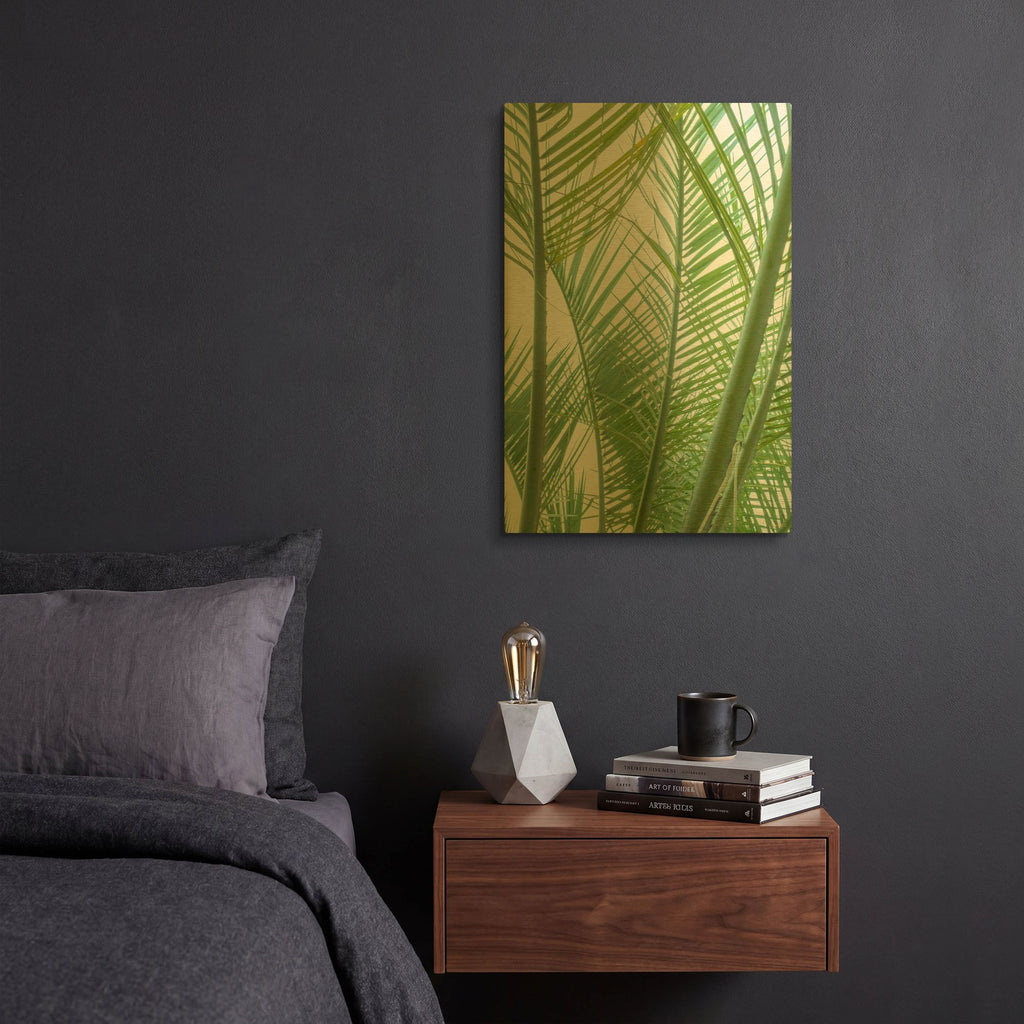 'In The Palms 2' By Life BeautifuLEE Gold Metal Wall Art