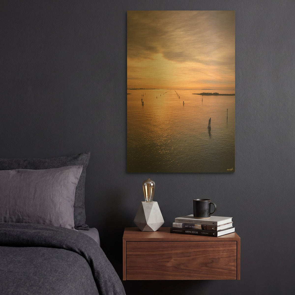 'Into the Heavens' By Life BeautifuLEE Gold Metal Wall Art
