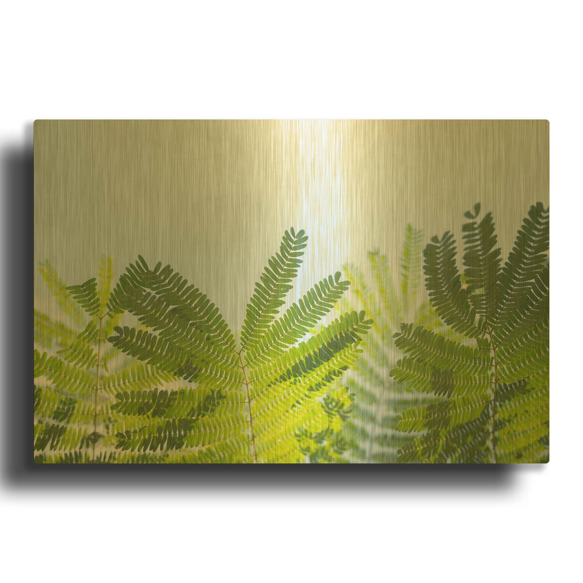 'Palm And Sky' By Life BeautifuLEE Gold Metal Wall Art
