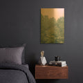 'Pink Sky Forest' By Life BeautifuLEE Gold Metal Wall Art