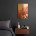 'Pink Spring Petals 1' By Life BeautifuLEE Gold Metal Wall Art