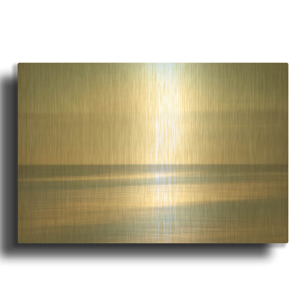 'Quick Glance Blurr' By Life BeautifuLEE Gold Metal Wall Art