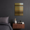 'Rust and Blue Steel' By Life BeautifuLEE Gold Metal Wall Art