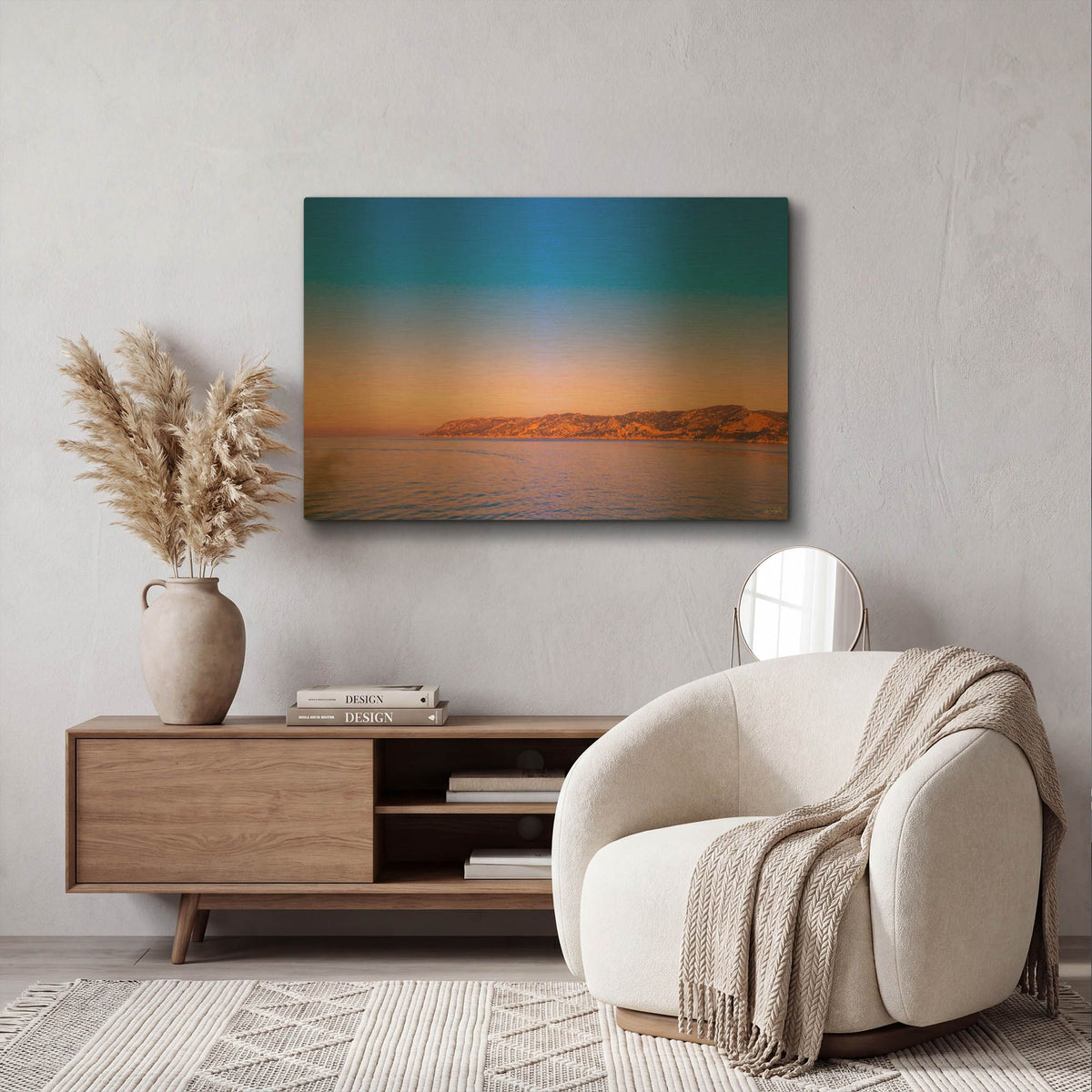 'Saturated Morning Glory' By Life BeautifuLEE Gold Metal Wall Art