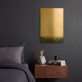 'Softly Pink Misty Hills' By Life BeautifuLEE Gold Metal Wall Art