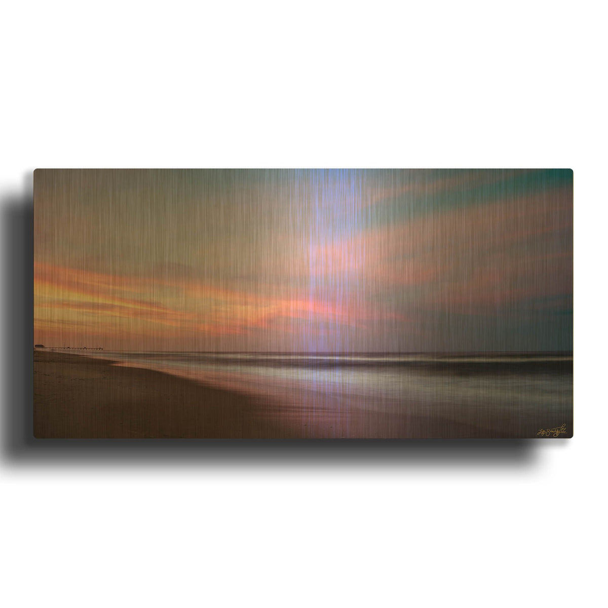 'The Perfect Ending' By Life BeautifuLEE Gold Metal Wall Art