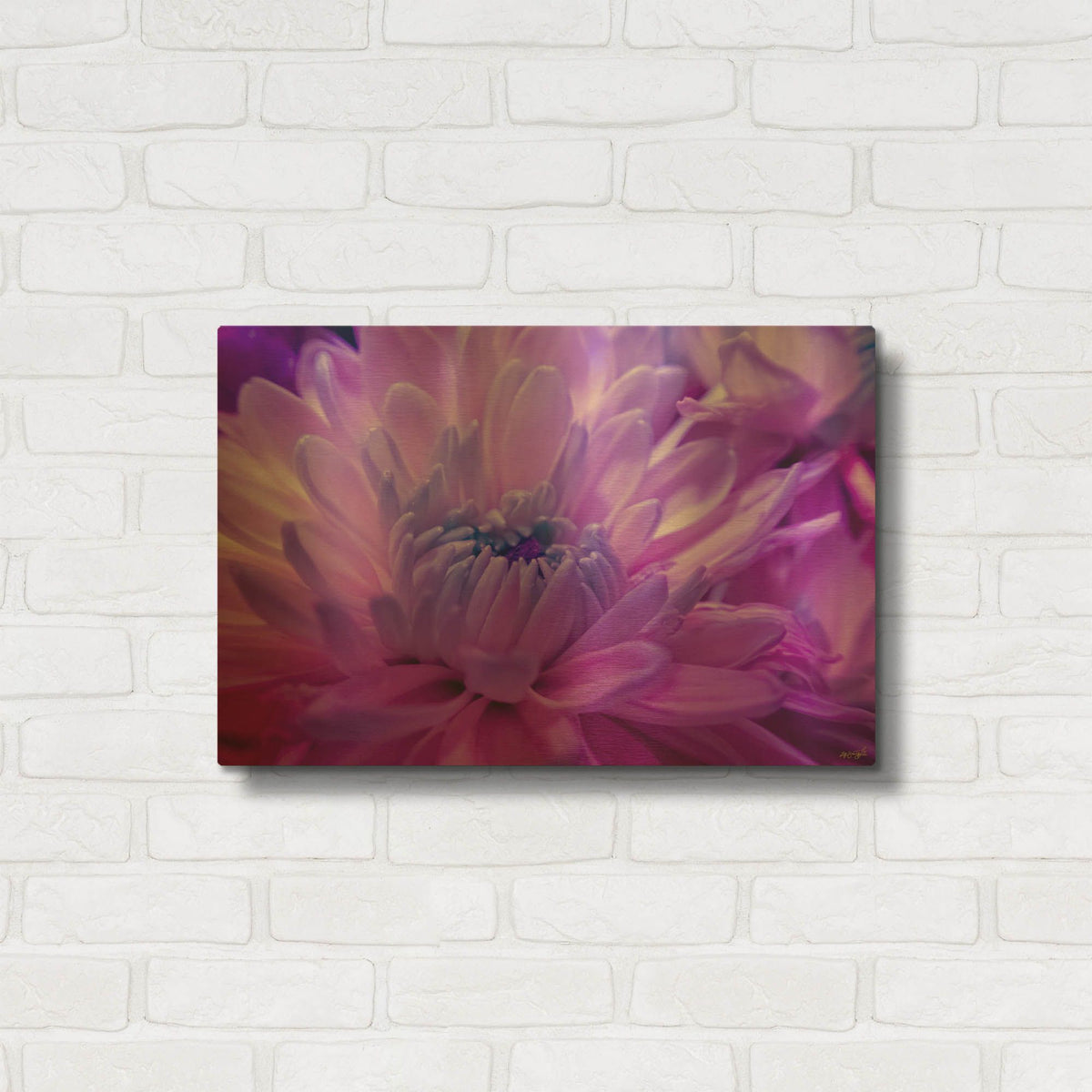 'X Ray Flower' By Life BeautifuLEE Gold Metal Wall Art