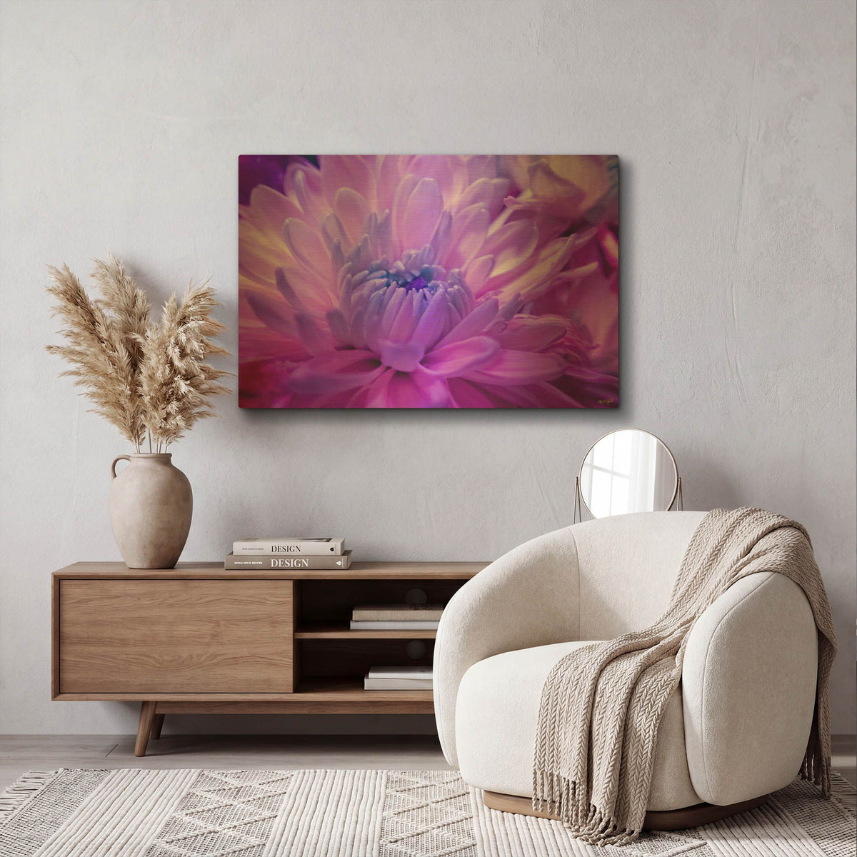 'X Ray Flower' By Life BeautifuLEE Gold Metal Wall Art