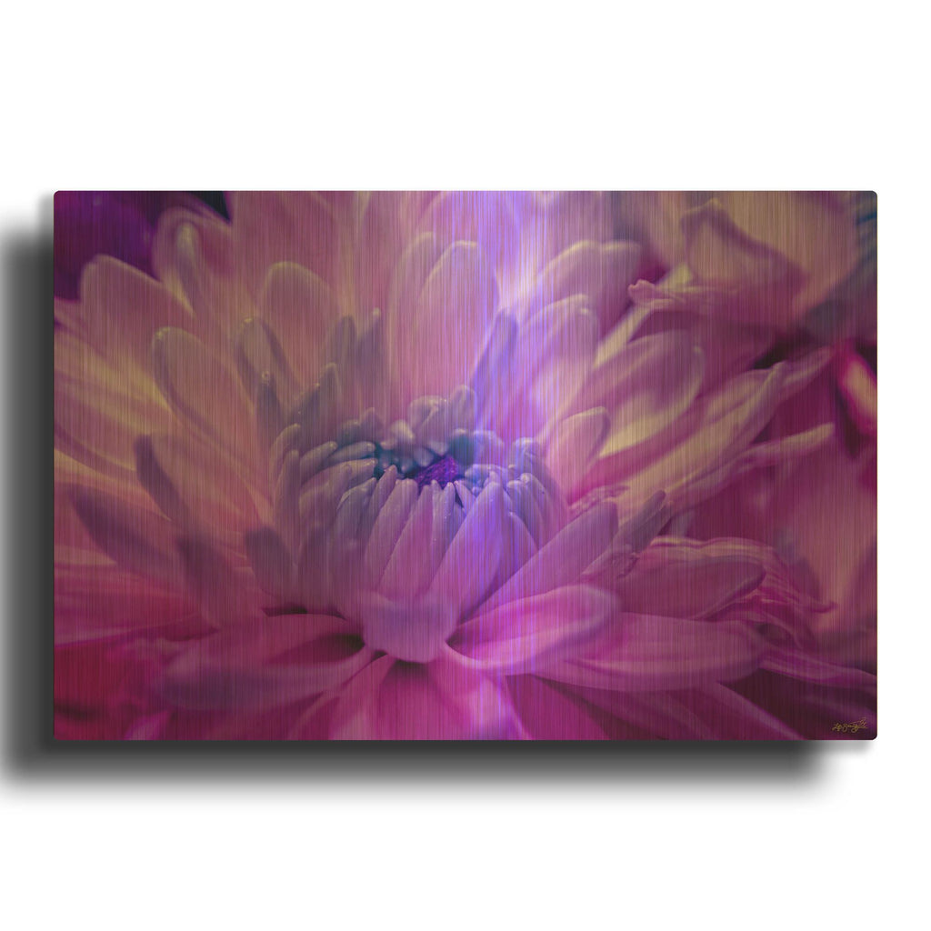 'X Ray Flower' By Life BeautifuLEE Gold Metal Wall Art
