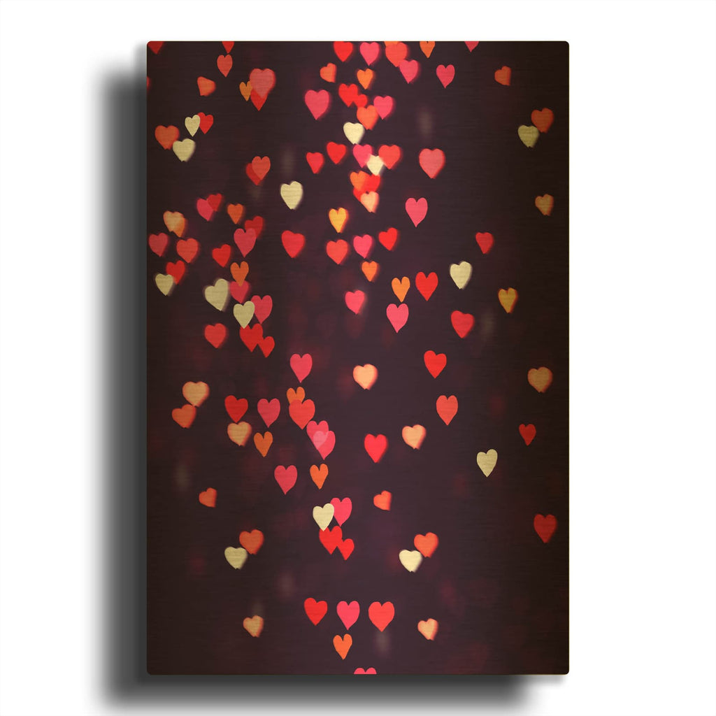 'Heartfall' By Art Licensing Studio Gold Metal Wall Art