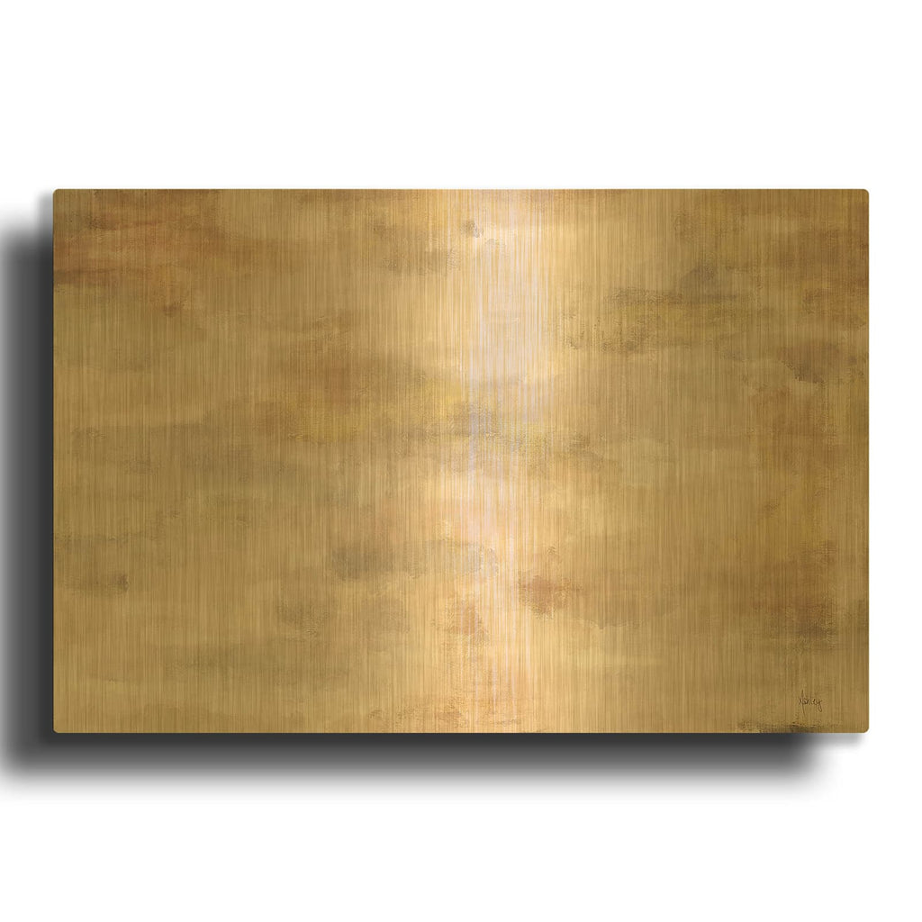 'Southern Sunrise' By Ashley Bradley Gold Metal Wall Art
