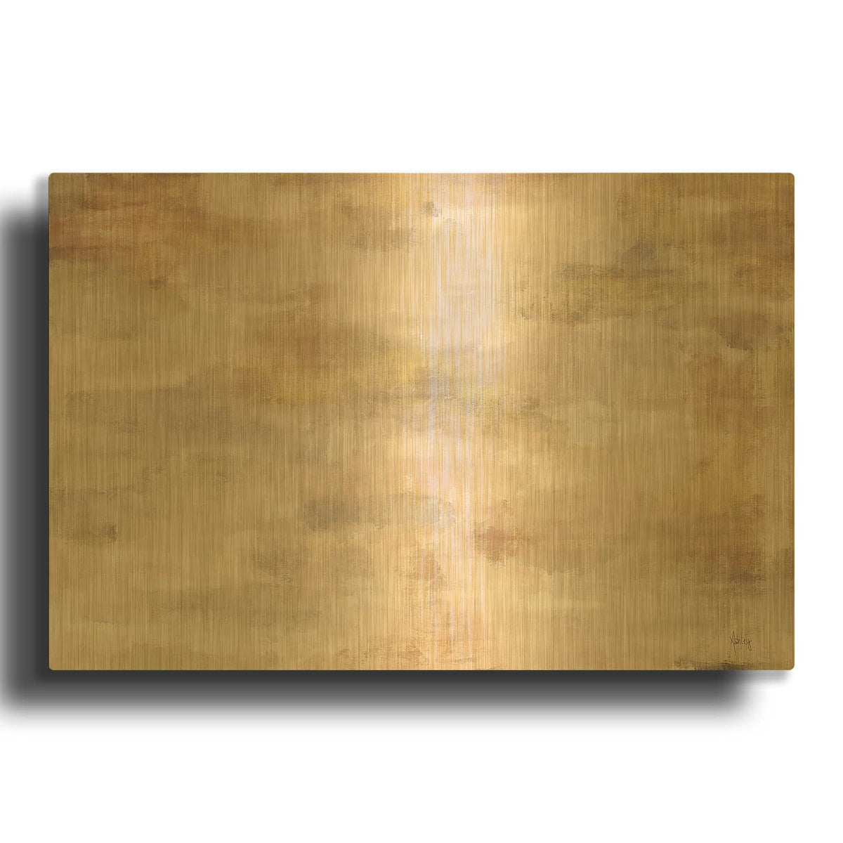 'Southern Sunrise' By Ashley Bradley Gold Metal Wall Art