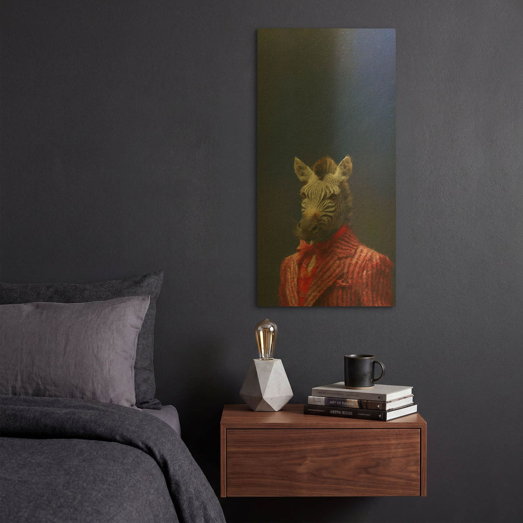 'Black and White' By Sean Parnell Gold Metal Wall Art