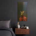 'Black and White' By Sean Parnell Gold Metal Wall Art