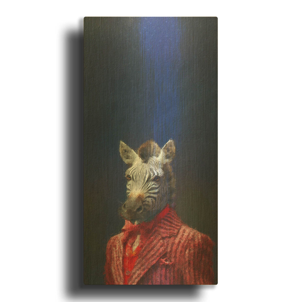 'Black and White' By Sean Parnell Gold Metal Wall Art