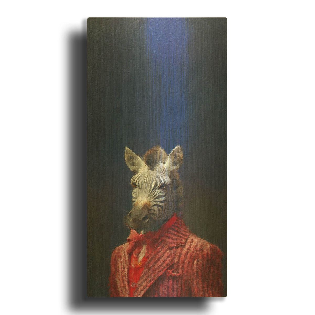 'Black and White' By Sean Parnell Gold Metal Wall Art
