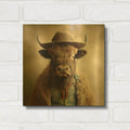 'Buffalo Bill' By Sean Parnell Gold Metal Wall Art