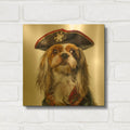 'Fluffy' By Sean Parnell Gold Metal Wall Art