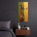 'Greyhound 8' By Sean Parnell Gold Metal Wall Art
