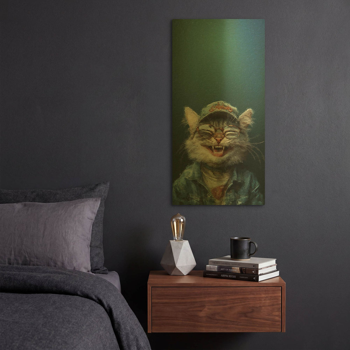 'Midwest Smile' By Sean Parnell Gold Metal Wall Art