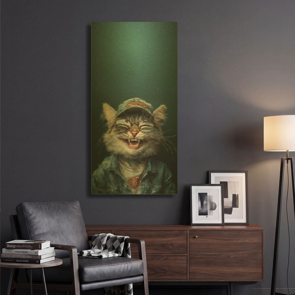 'Midwest Smile' By Sean Parnell Gold Metal Wall Art