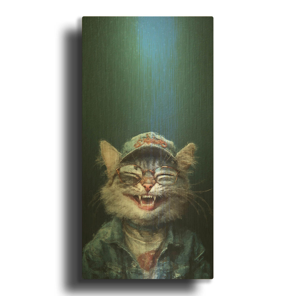 'Midwest Smile' By Sean Parnell Gold Metal Wall Art