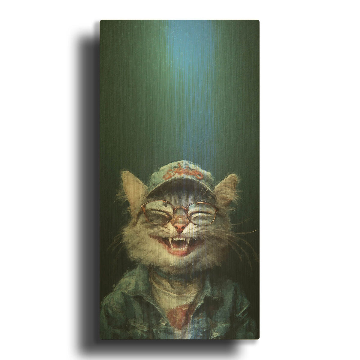 'Midwest Smile' By Sean Parnell Gold Metal Wall Art