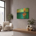 'Milky Way' By Sean Parnell Gold Metal Wall Art