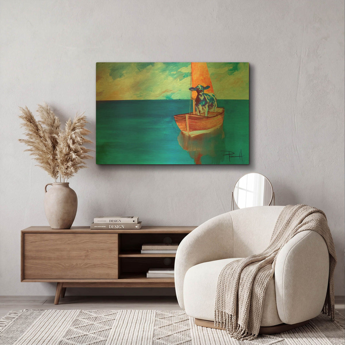 'Milky Way' By Sean Parnell Gold Metal Wall Art