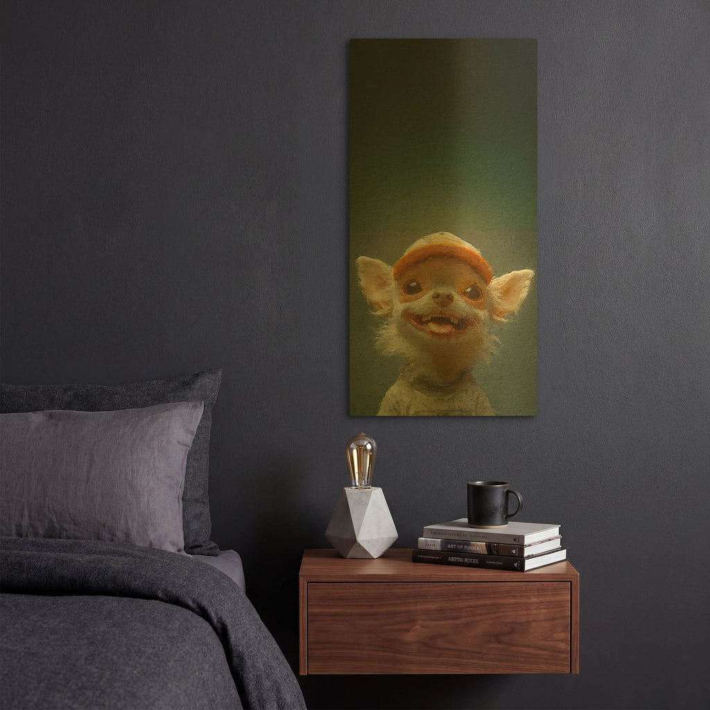 'Slappy White' By Sean Parnell Gold Metal Wall Art