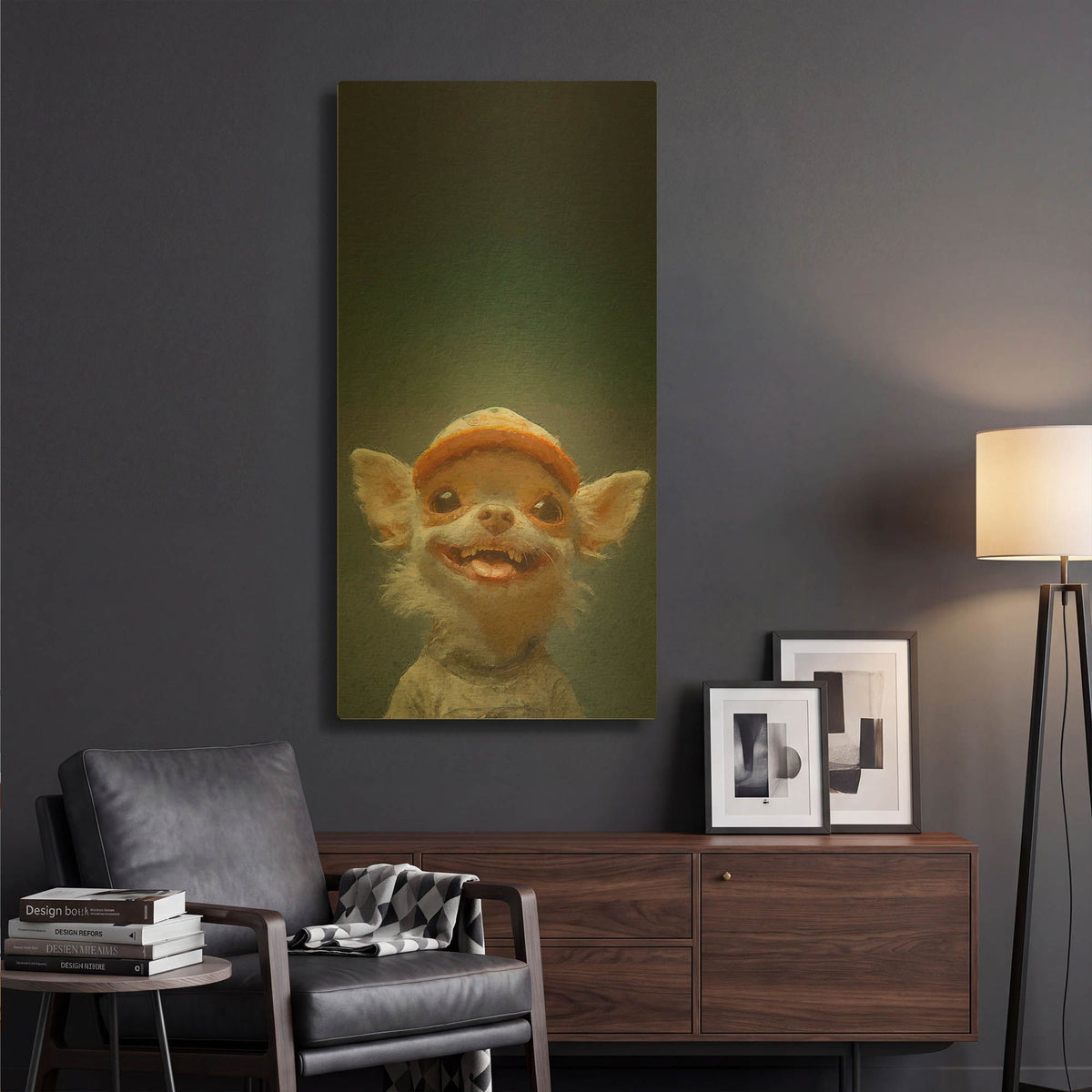'Slappy White' By Sean Parnell Gold Metal Wall Art