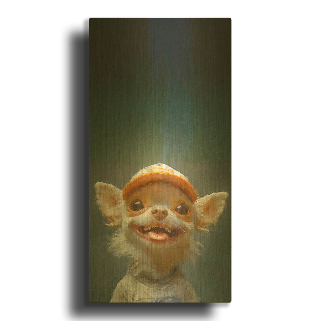 'Slappy White' By Sean Parnell Gold Metal Wall Art