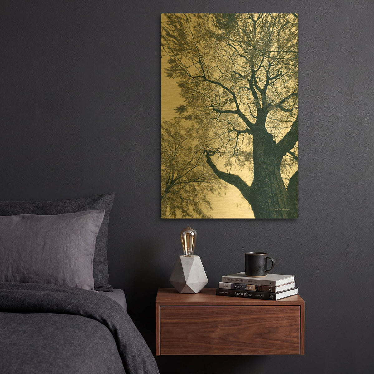 'Branching Out 2' By Debra Van Swearingen Gold Metal Wall Art