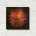 'Dahlia 3' By Debra Van Swearingen Gold Metal Wall Art