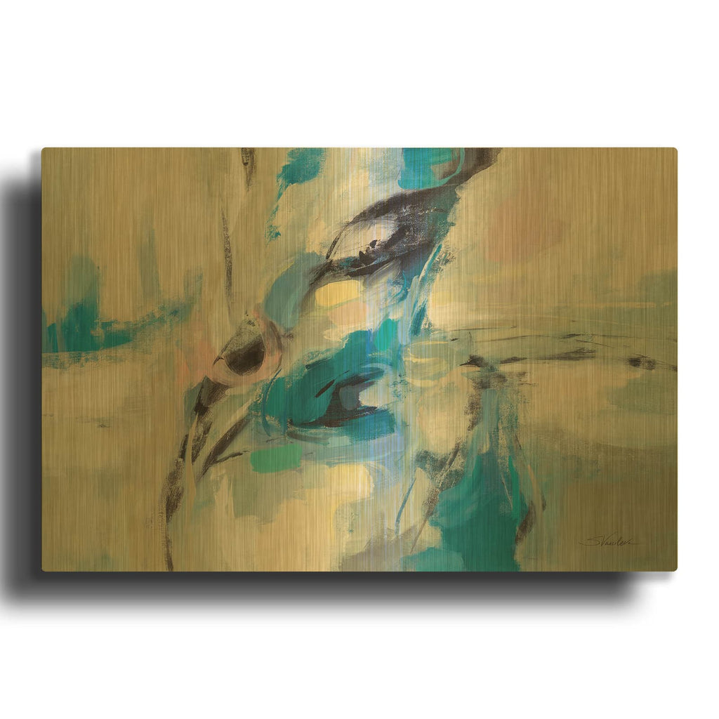 'Old Port Reminiscence' By Silvia Vassileva Gold Metal Wall Art