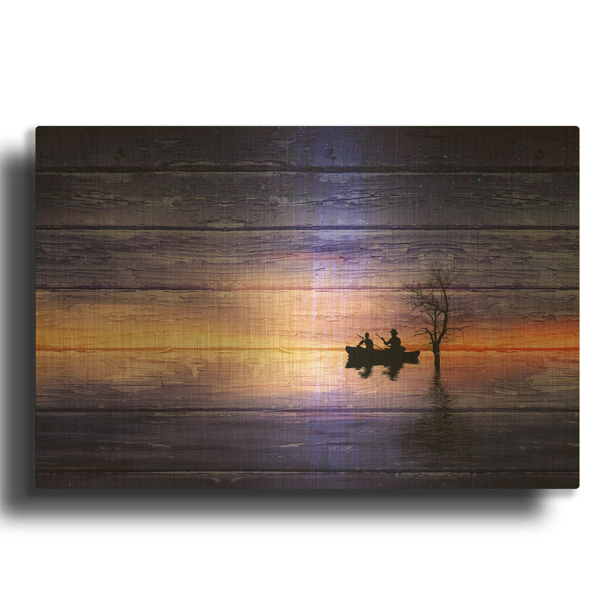 'Moonlit Reverie' By Bess Hamiti Gold Metal Wall Art