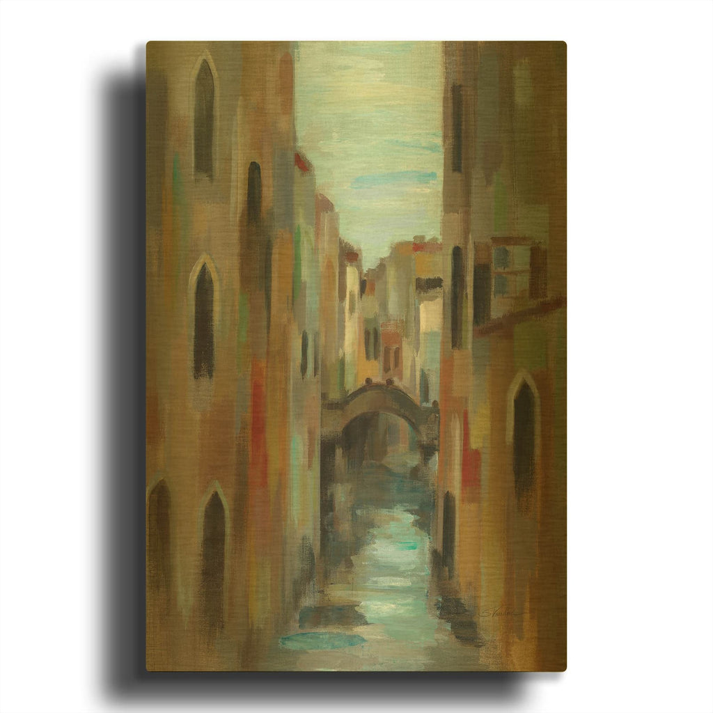 'Venezia 2' By Silvia Vassileva Gold Metal Wall Art