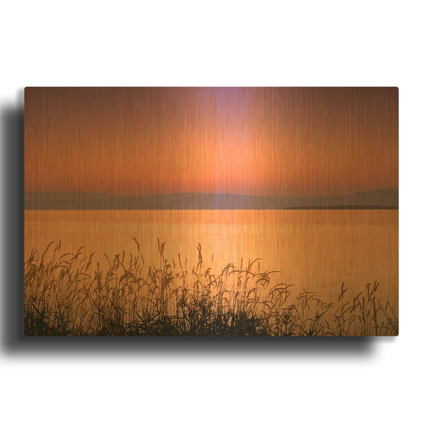 'Golden Hour' By Dennis Frates Gold Metal Wall Art