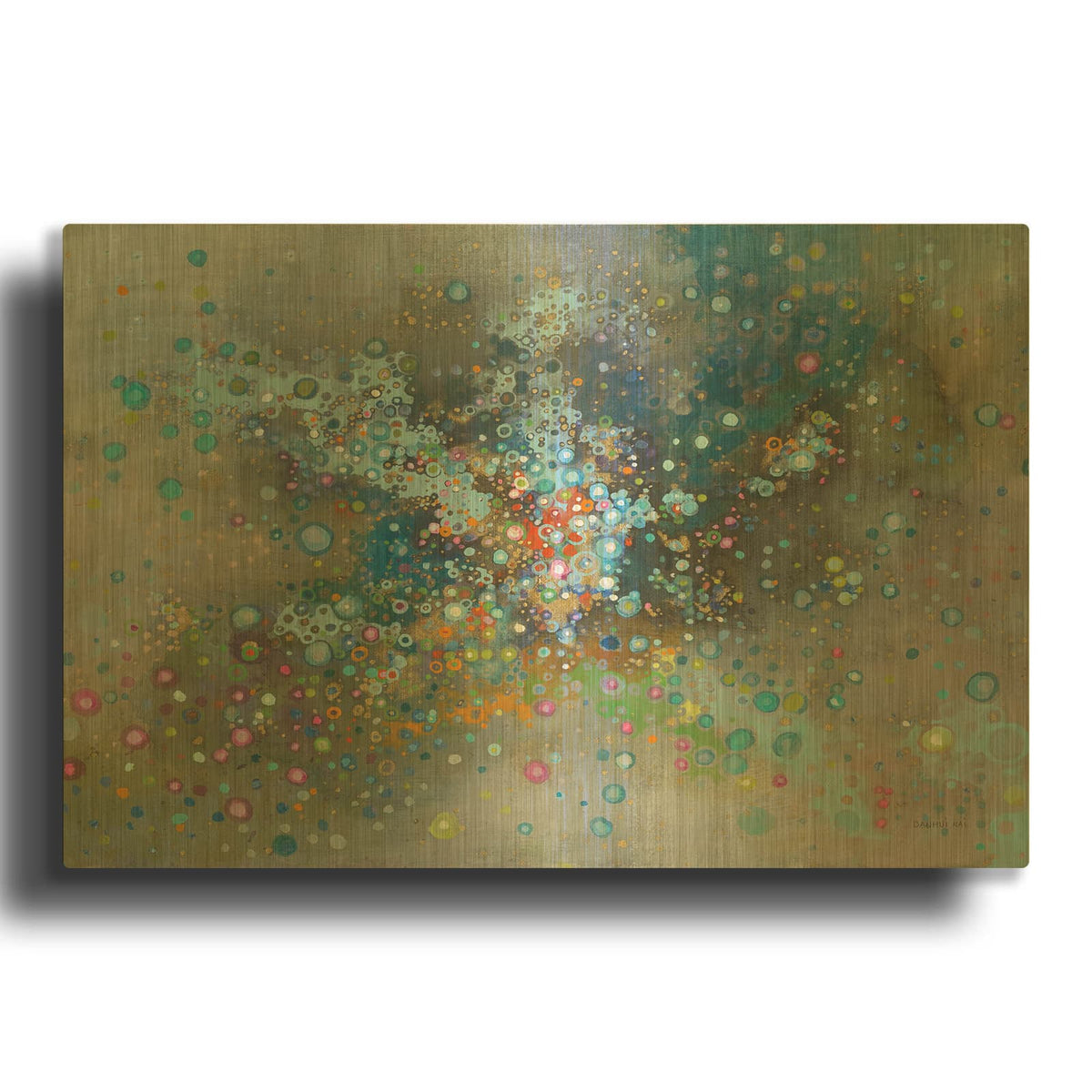 'Andromeda' By Danhui Nai Gold Metal Wall Art